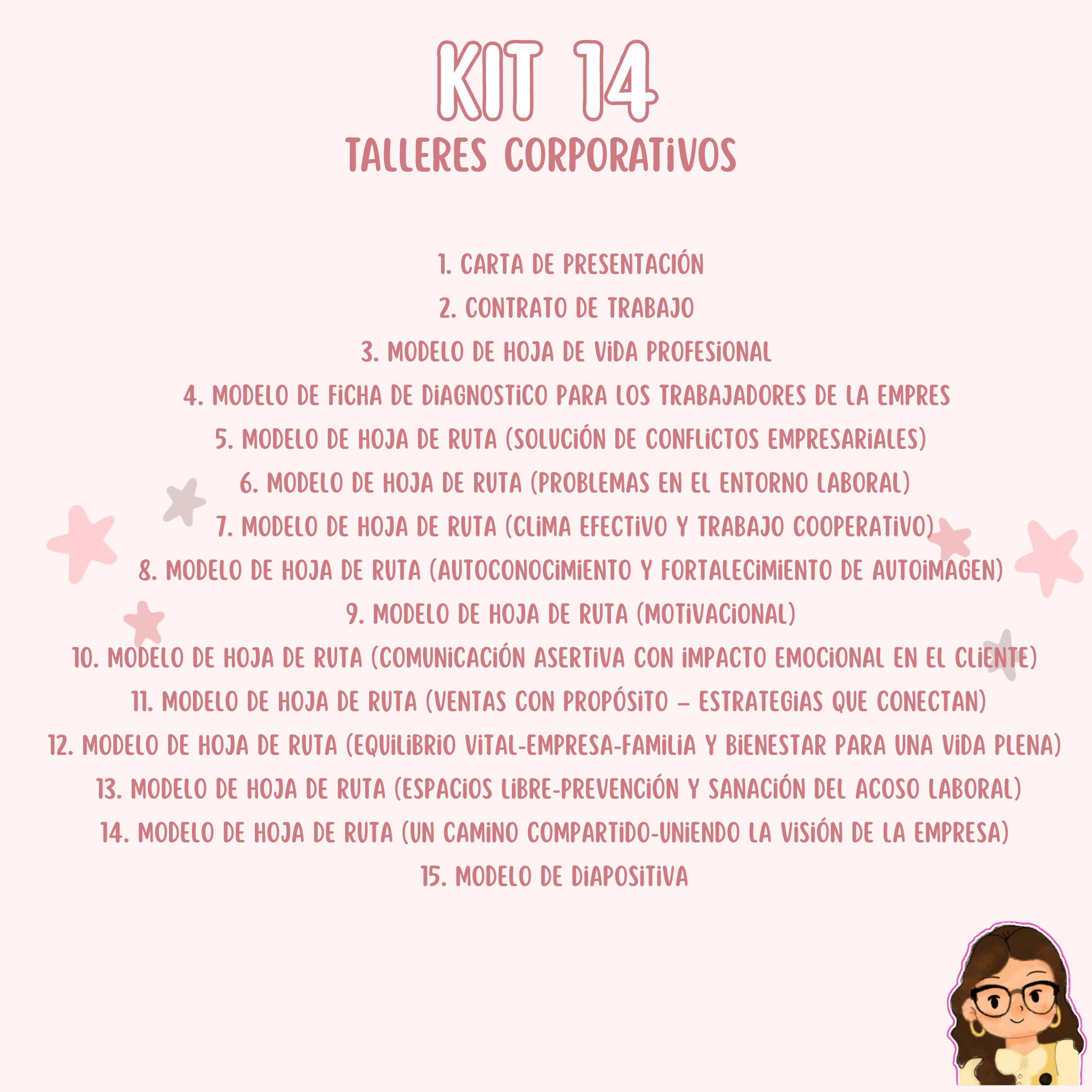 Kit 14 Talleres Corporativos - 15 Materiales Listos para Usar