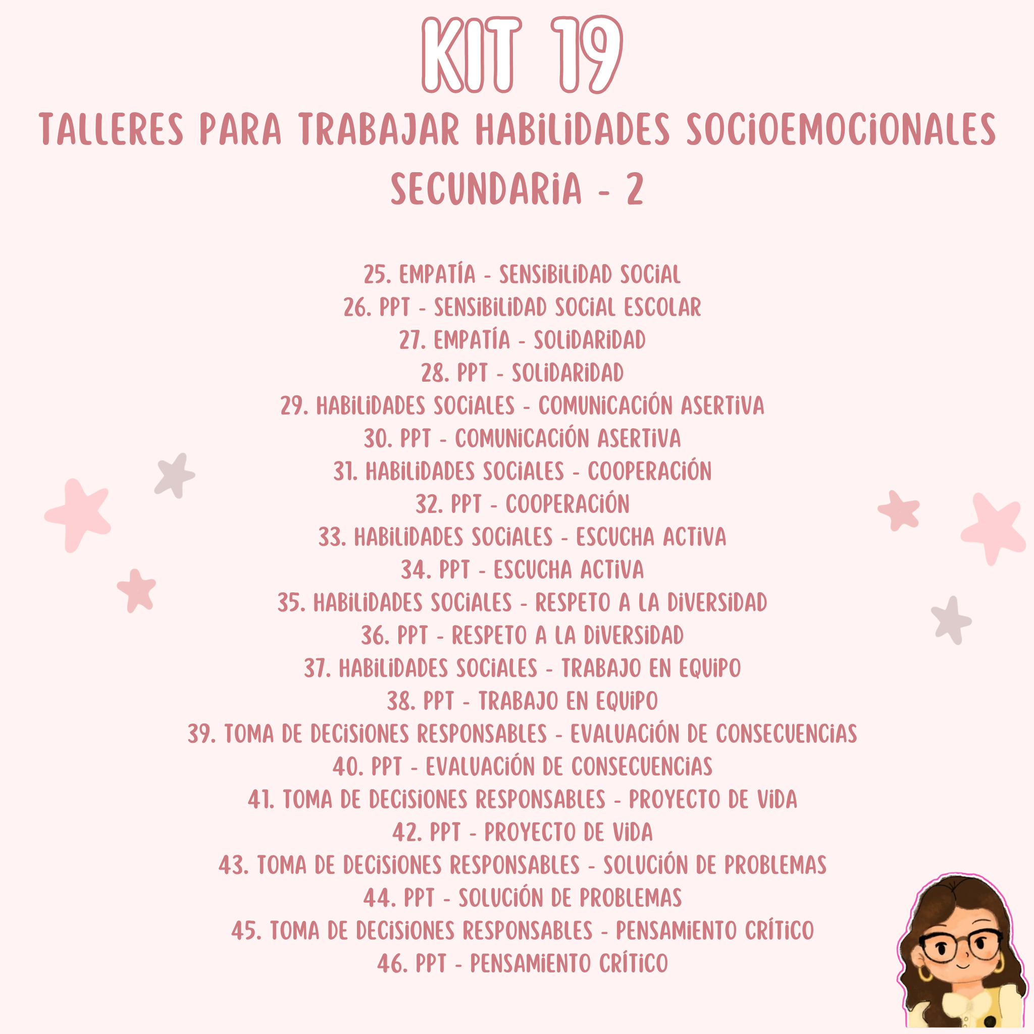 Kit 19 Talleres para Trabajar HSE Secundaria 2 - 22 Documentos Listos para Usar
