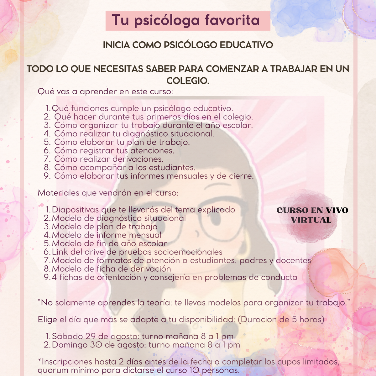 Curso Virtual: Inicio en la Psicología Educativa