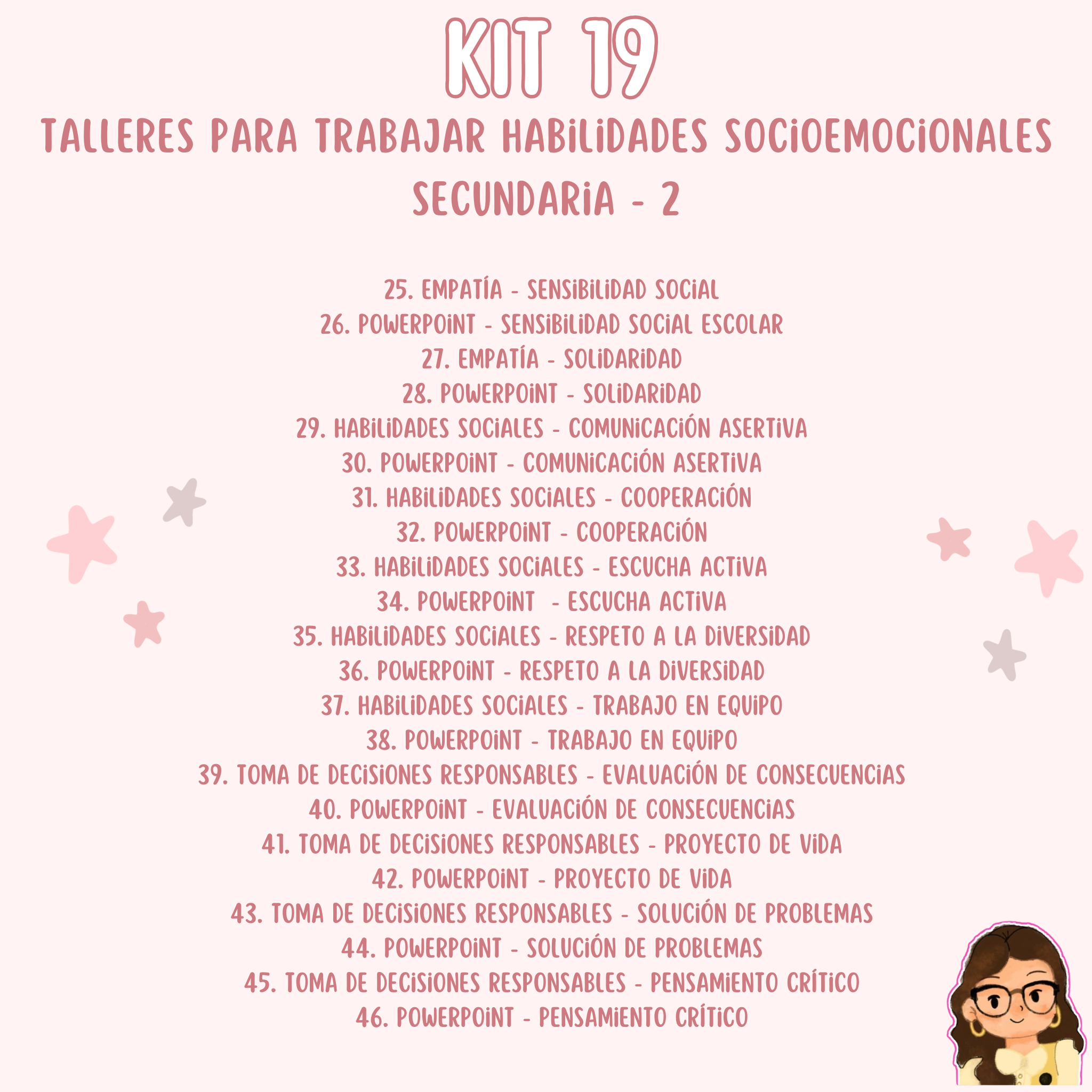 Kit 19 Talleres para Trabajar HSE Secundaria 2 - 22 Documentos Listos para Usar